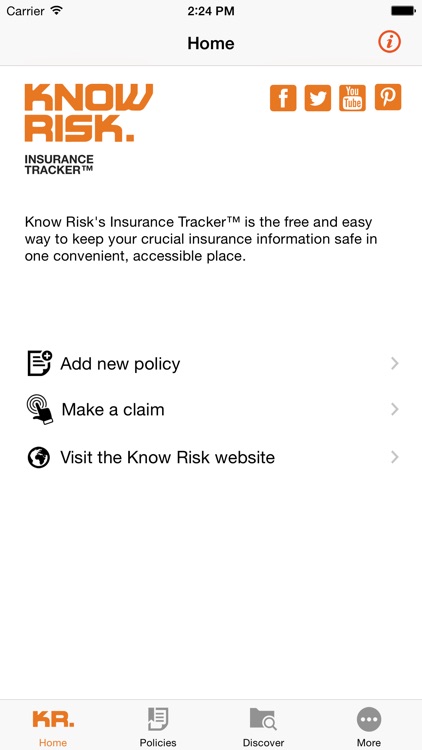 Know Risk Insurance Tracker