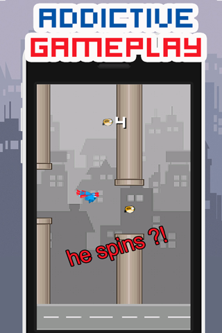 Flappy Kitty Cat - Impossible Adventure Of Tiny Bird Eater Cat screenshot 2