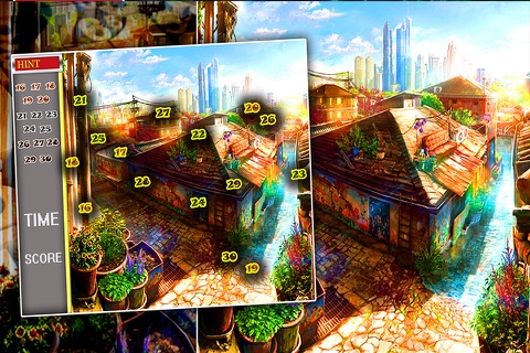 Hidden Number In The City - Free Hidden Object screenshot 2