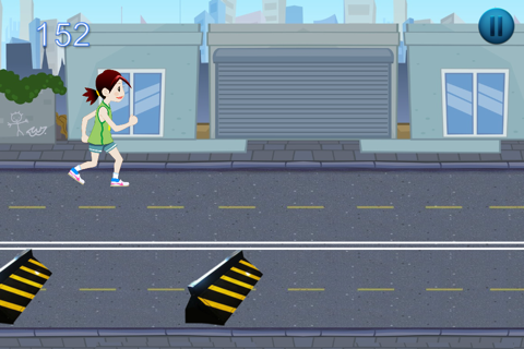Girly Street Run Racing - Bumpy Road Condition Jumper Race Free screenshot 3