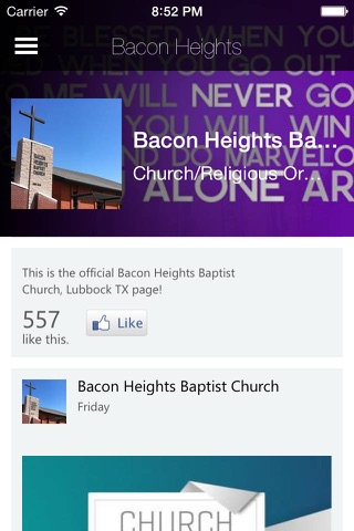 Bacon Heights Baptist Church screenshot 3