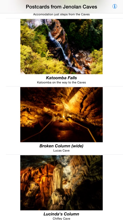 Postcards from Jenolan Caves