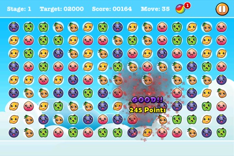 Burst Fruits Mania! - Tap Match Puzzle Blast! screenshot 2