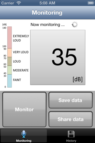 NoiseLevelMeter screenshot 2