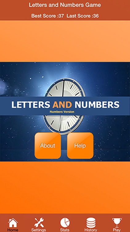 Letters and Numbers Game - Solution Version