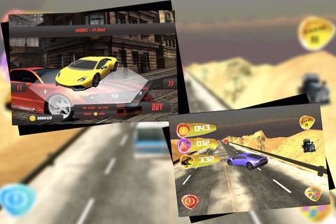 3D Car Racing Fever  - Crazy Furious Death Traffic Race Free screenshot 3