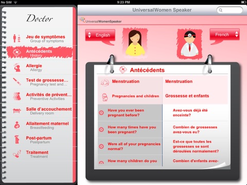 UniversalWomen Speaker: Maternal Health Translator with Audio screenshot 2