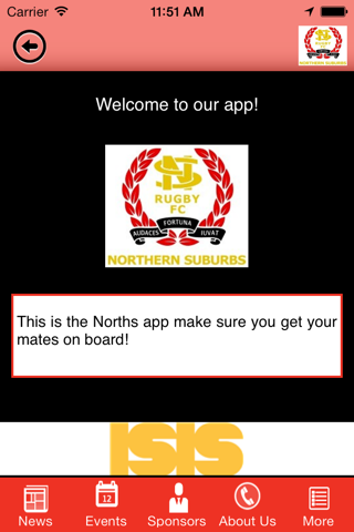 Northern Suburbs Rugby Football Club screenshot 2