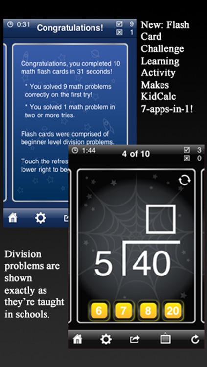 KidCalc 7-in-1 Math Fun (Including New Birthday Party and Halloween Themes) screenshot-4