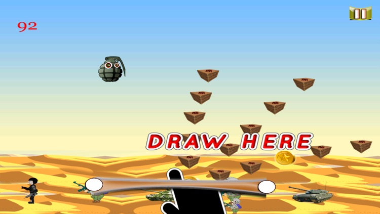 Army Grenade Bounce FREE - A Cool Military Rescue Blast