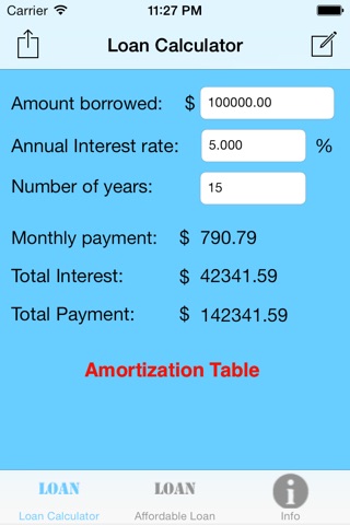 Simple Loan Calculator screenshot 3