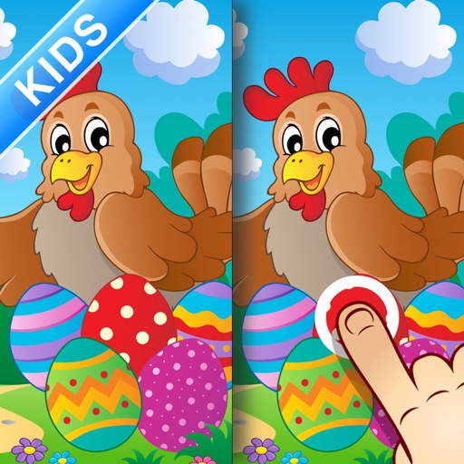 Easter Find the Difference Game for Kids, Toddlers and Adults Full Version