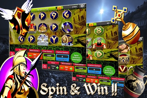 slots - riches of titan’s mount olympus magic harp - free screenshot 2