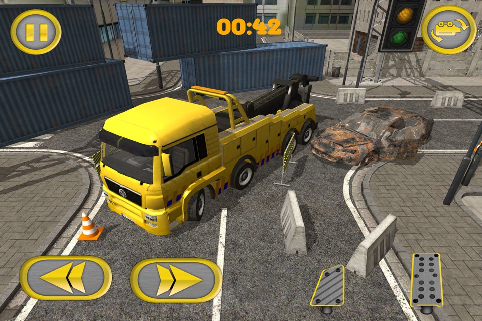 Construction Crane Parking 2 - City Builder Realistic Driving Simulator Free screenshot 2