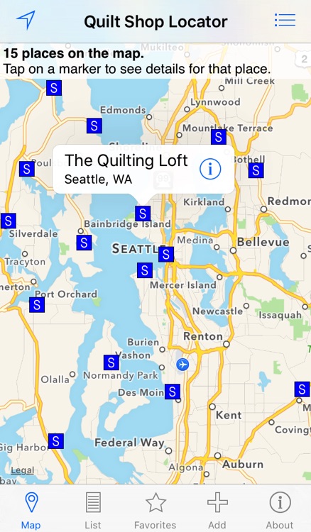 Quilt Shop Locator