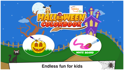 How to cancel & delete Halloween Colorbook Free by Tabbydo : Paint, Draw and Celebrate from iphone & ipad 1