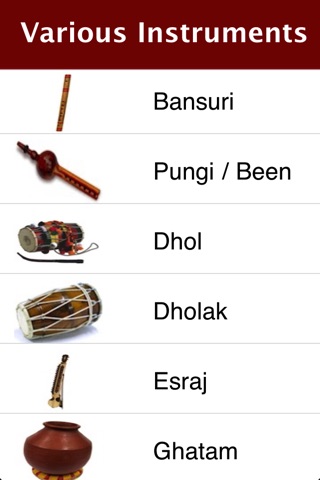 Indian Musical Instruments screenshot 4