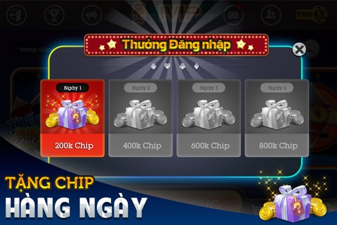 Tien Len Mien Nam doi thuong, Mau Binh, Xi To, Lieng - Game bai doi thuong screenshot 3