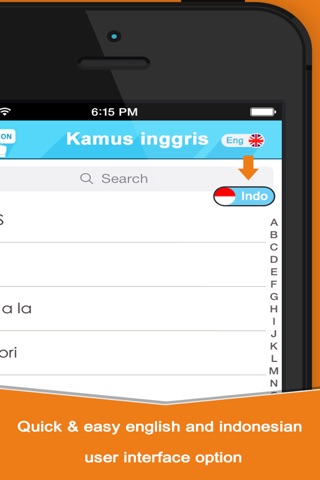 Kamus Inggris Indonesia Edition For iOS 7 screenshot 2