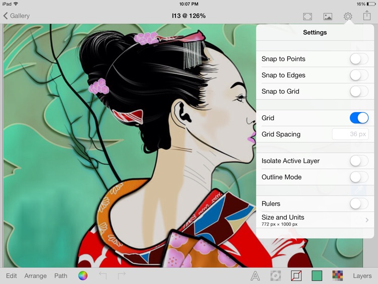 Inkbot - Inspiring Vector Graphics Editor screenshot-3