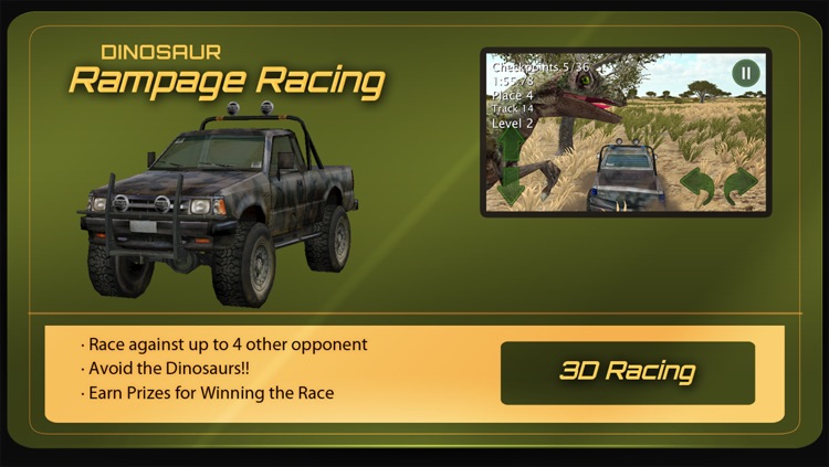 Dino Rampage Off-Road Truck Racing 3D