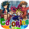 Coloring Book Anime & Manga Painting on Photos Free Yu-Gi-Oh Edition