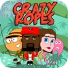 Crazy Ropes: The Ninja Escape - doodle heroes adventure game for FREE