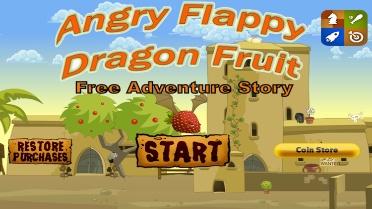 Angry Flappy Dragon Fruit Free Adventure Story
