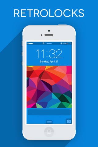 RetroLocks for iOS7 - Cool Unique Lock Screen Backgrounds & Wallpapers for iPhone screenshot 2