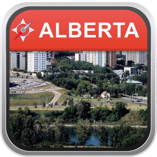Offline Map Alberta, Canada: City Navigator Maps icon