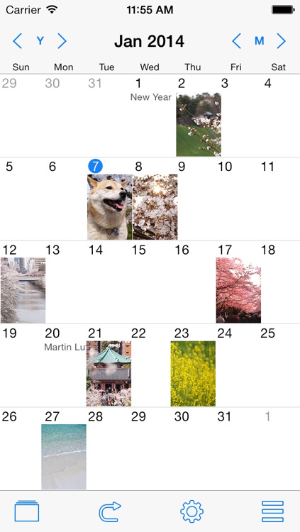 PhotoCalendar Free - Photo Management,Editor,Sharing