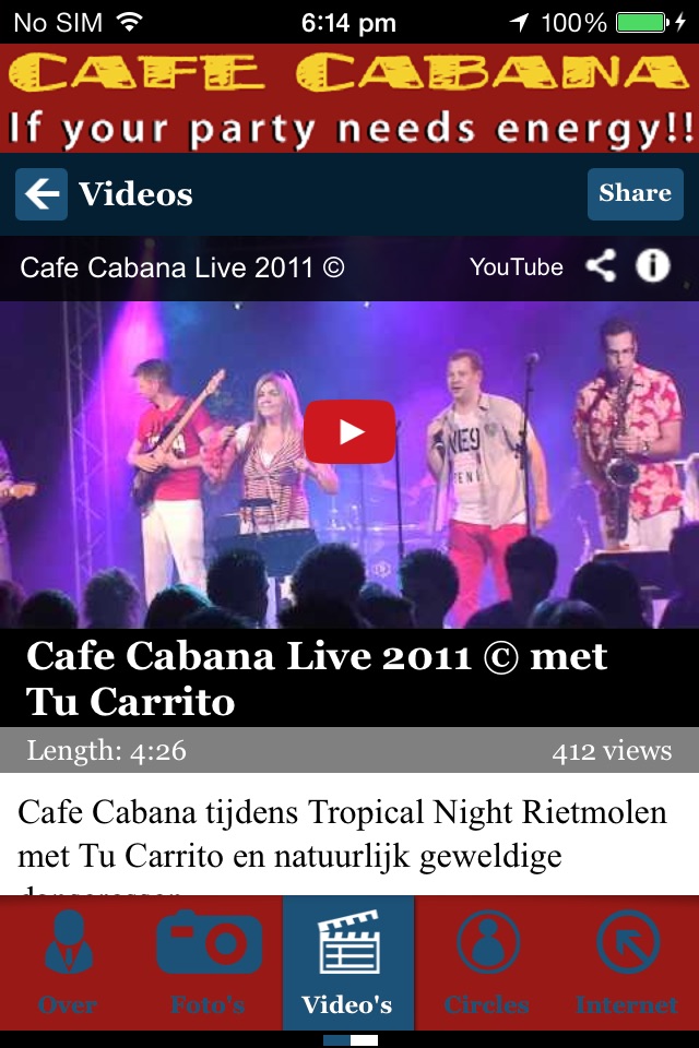 Cafe Cabana screenshot 3