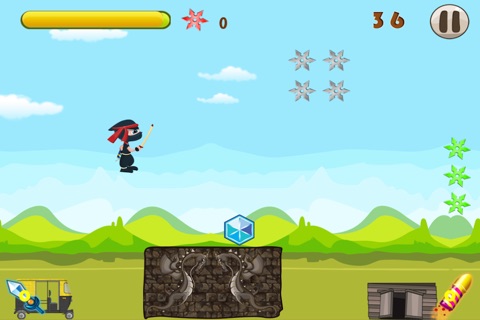 Shuriken Rocket Ninja FREE screenshot 4