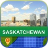 Saskatchewan, Canada Map - World Offline Maps
