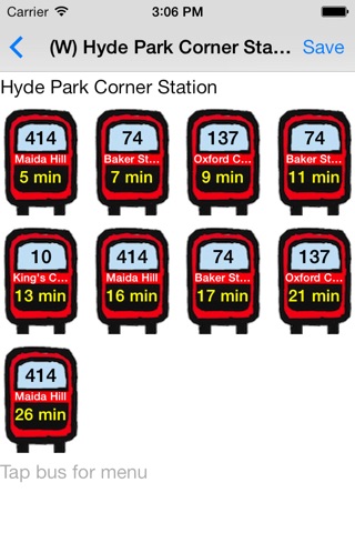 Live London Bus Tracker - TFL Transport Bus London Live Countdown Time, Route and Map screenshot 2