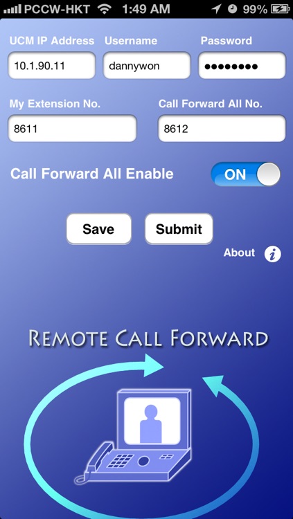 Remote Call Forward