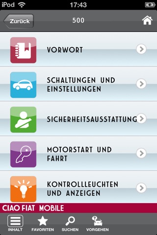 Ciao Fiat Mobile screenshot 2