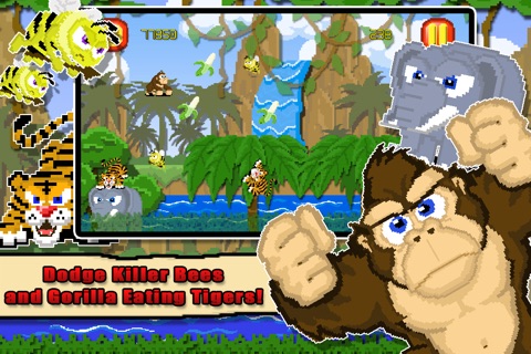 Gorilla Kong Swing - Mr Monkey Bro Jump! screenshot 2