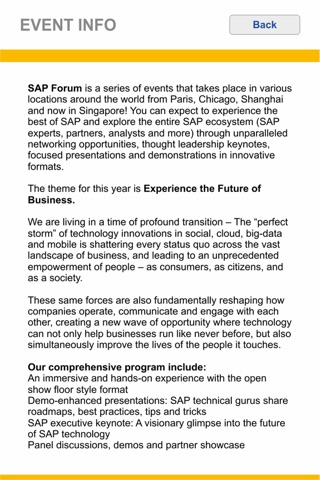 SAP Forum Singapore screenshot 2