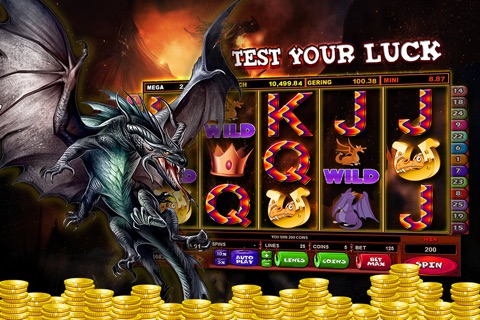 Lucky Golden Dragon Slot Machine Casino - The Journey To Treasures of The Book of Fire screenshot 2