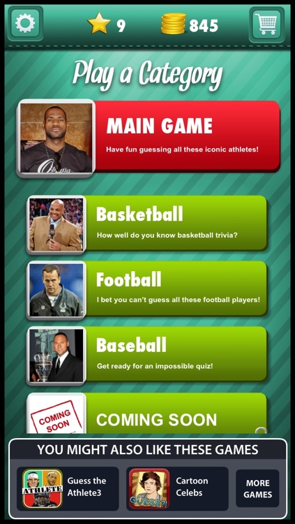 Athlete Pop Quiz Trivia - a game to guess what's real hero player in football, basketball, and more sports screenshot-4