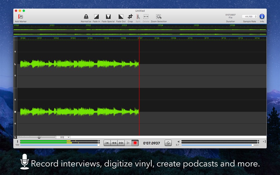 Sound Studio 4.8.14  Robust audio recording and editing tool