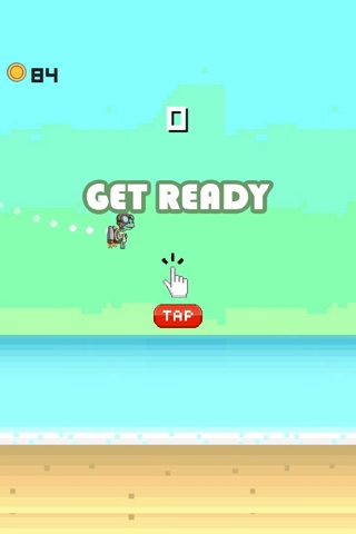 Flying Tessy - The flappy and splashy Little Turtle 2 screenshot 2