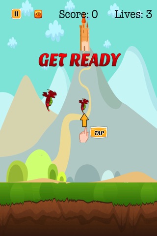 Flying Monster Dragon Flapper - Sword Escaping Game Challenge screenshot 2