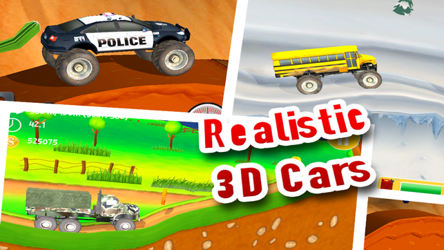 Monster Truck Hill Racing Free - 3D Real Alpine 4x4 Car Clim(圖1)-速報App