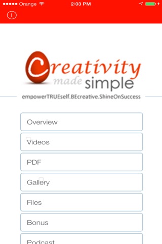 Jumpstart Creativity eCourse screenshot 3
