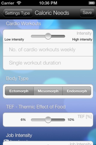 EATanium - Daily Meal Planner for Weight Loss Diet and Muscle Gain screenshot 4