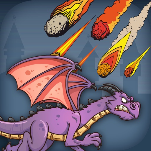 Dragon VS Fire Ball - PRO - Flying Lizard Armor Meteoric Invaders icon