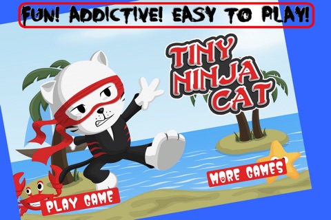 Tiny Ninja Cat: A Real Fun Run Adventure Challenge Game for Boys & Girls Free screenshot 2