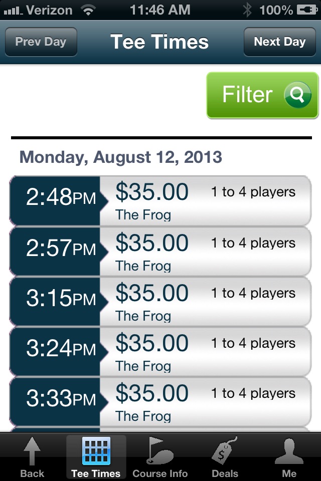 Play18 Golf Tee Times screenshot 3